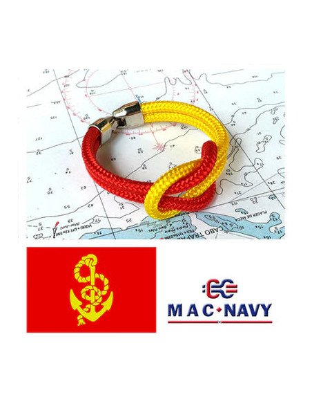 Pulsera Bandera Española Roja y Amarilla