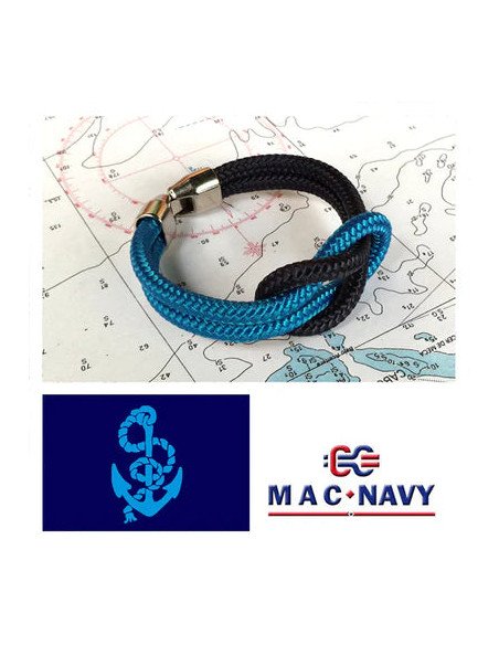 Pulsera Driza Cyan y Azul