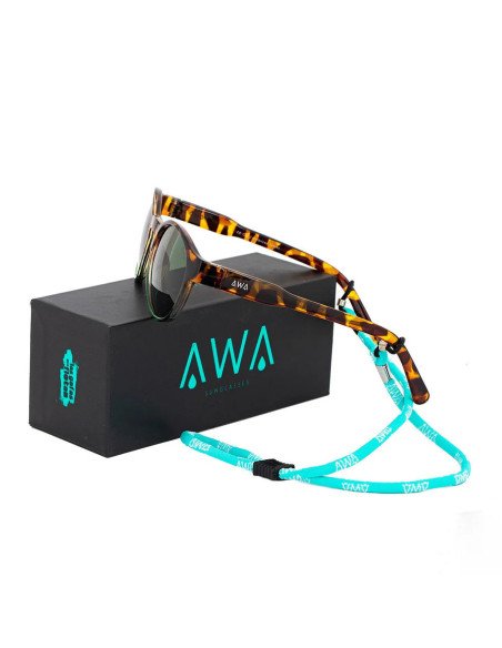 Cordón Flotante Tubular Ajustable Verde Awa